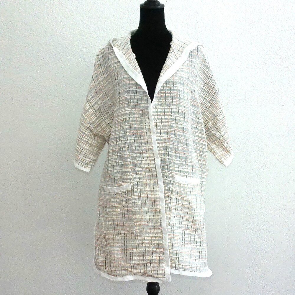 Rules of Etiquette, Plaid Tunic with hoodie and two pockets